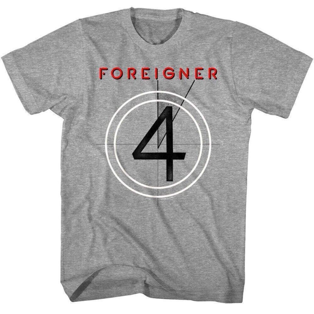 Foreigner 4 Studio Album Graphic Tee 80S Rock Band Music Fan Gift Casual Shirt